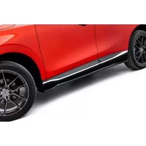 Maxton Design spoiler set suitable for side skirts, front, rear bumper and trunk of Forthing T-Five after 2023, Gloss Black