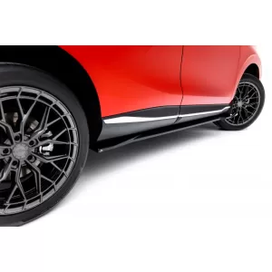 Maxton Design spoiler set suitable for side skirts, front, rear bumper and trunk of Forthing T-Five after 2023, Gloss Black