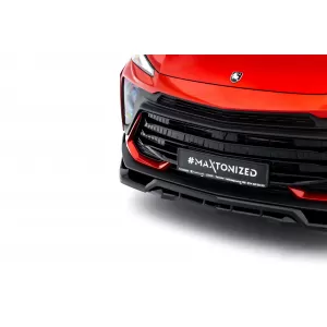 Maxton Design spoiler set suitable for side skirts, front, rear bumper and trunk of Forthing T-Five after 2023, Gloss Black