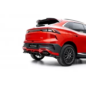 Maxton Design spoiler set suitable for side skirts, front, rear bumper and trunk of Forthing T-Five after 2023, Gloss Black