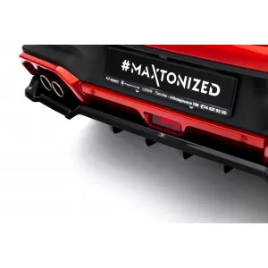 Maxton Design spoiler set suitable for side skirts, front, rear bumper and trunk of Forthing T-Five after 2023, Gloss Black