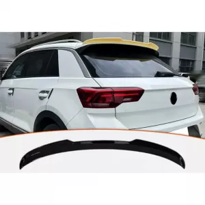 image-54-Tylny spojler dachu T-Roc w czarnym połysku ABS / 2017-wzwyż