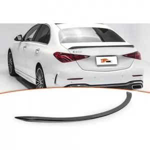 image-62-W206 C63 Model Spoiler bagażnika Piano Czarny ABS / 2021 - w górę