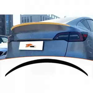image-63-Tylny spoiler bagażnika Model Y Czarny Fortepian ABS / 2020 - 2024