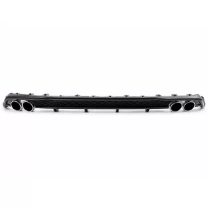 Rear Bumper Air Diffuser suitable for VW Golf 7.5 VII (2017-2019) with Exhaust Muffler Tips-image-6351191