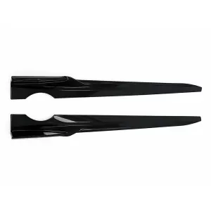 Extensión faldones laterales para BMW X3 G45 2024-2027 Diseño M Sport Negro Brillante-image-6351113