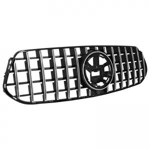 Front Grille suitable for Mercedes-Benz GLE-Class W167/C167/V167 19+ GT A Design Panamericana Look Black/Chrome 1pc
