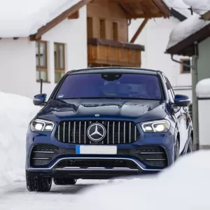 Front Grille suitable for Mercedes-Benz GLE-Class W167/C167/V167 19+ GT A Design Panamericana Look Black/Chrome 1pc