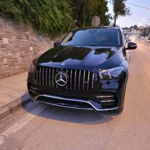 Front Grille suitable for Mercedes-Benz GLE-Class W167/C167/V167 19+ GT A Design Panamericana Look Black/Chrome 1pc