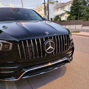 Front Grille suitable for Mercedes-Benz GLE-Class W167/C167/V167 19+ GT A Design Panamericana Look Black/Chrome 1pc