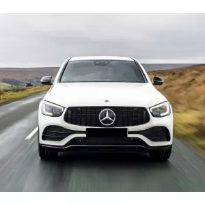 Front Grille For Mercedes-Benz GLC-Class X253 19+ Facelift A Design Line GTR Panamericana Design Black