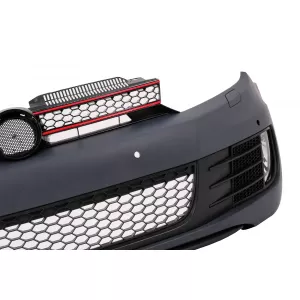 Pare-chocs pour VW Golf VI 6 2008-2013 GTI Look Honey Comb bas de caisse-image-6351166