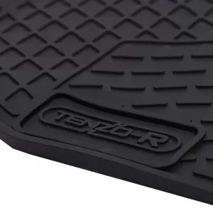 Car Rubber Floor Mats Black Premium Set for VW Polo 6 Type AW 17-21-image-6351620