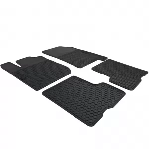 Car Rubber Floor Mats Black Premium Set for Dacia Duster from 2017-image-6351663