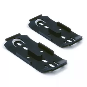 License Plate Holder Without Frame Front / Rear Black 110mm 4 Pieces