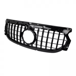 Front Grille suitable for Mercedes-Benz GLA H247 20-23 Standard Bumper GT Panamericana Look Glossy Black 1 Pc