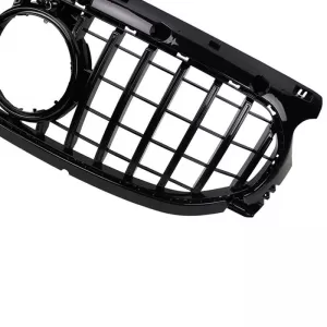 Front Grille suitable for Mercedes-Benz GLA H247 20-23 Standard Bumper GT Panamericana Look Glossy Black 1 Pc