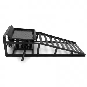 Drive-on ramp set with lift platform up to 3000kg black for tire widths up to 240-image-6351700