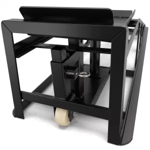 Drive-on ramp set with lift platform up to 3000kg black for tire widths up to 240-image-6351701