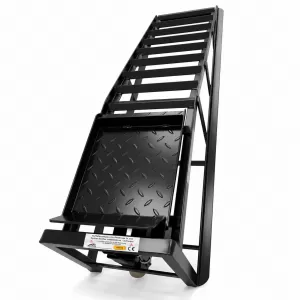 Drive-on ramp set with lift platform up to 3000kg black for tire widths up to 240-image-6351703