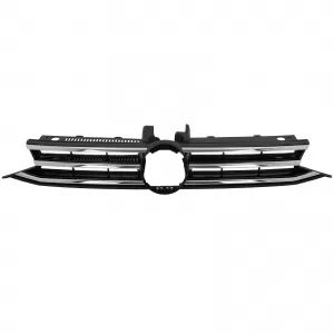 Radiator grille front grille black gloss with chrome strips for VW Touran 5T from 2015-image-6351746