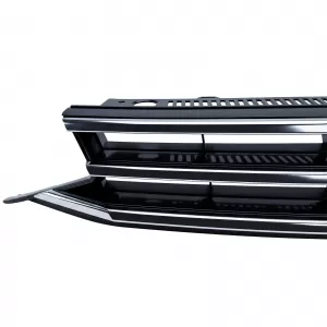 Radiator grille front grille black gloss with chrome strips for VW Touran 5T from 2015-image-6351748