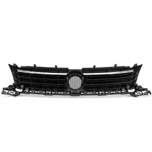 Radiator Grille Front Grille Gloss Black for VW Caddy III + Touran 2010-2015-image-6351764