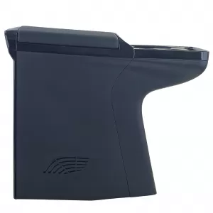 Center console black with cup holder and armrest for VW T5 T5.1 T6 T6.1-image-6351770