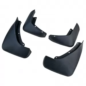 Mud flaps front + rear right left suitable for Volvo XC90 II 2015-2023-image-6351782