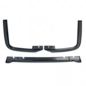 Sport rear diffuser for Ford Transit Tourneo Custom + VW T7 from 2023 without tow bar-image-6351810