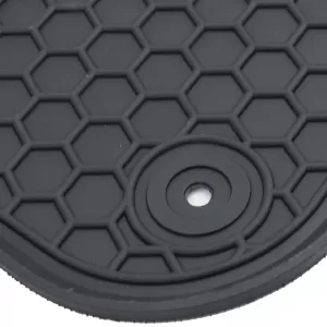 Car Rubber Floor Mats Black Premium Set for VW Touareg III CR from 18-image-6351855