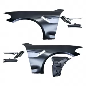 Sport fender set with chrome air intakes fits 5 Series BMW G30 G31 2017-2024-image-6351865