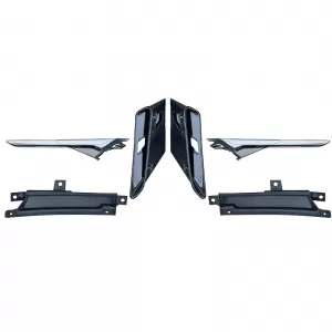 Sport fender set with chrome air intakes fits 5 Series BMW G30 G31 2017-2024-image-6351872