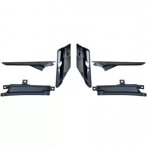 Sport fender set with black air intakes suitable for 5 Series BMW G30 G31-image-6351903