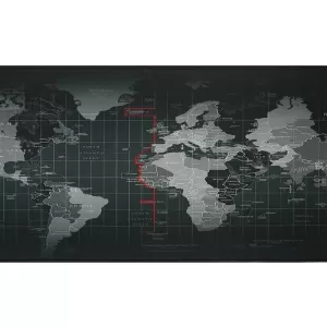 Mouse Pad world map 88 x 30cm-image-6351910