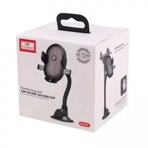 Smartphone Holder Suitable for With Suction Cup Earldom EH197 Black-image-6351932