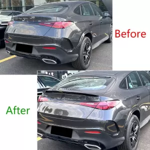 Trunk Spoiler suitable for Mercedes-Benz GLC C254 2023+ Coupe Piano Black From Abs Plastic-image-6351957