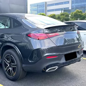 Trunk Spoiler suitable for Mercedes-Benz GLC C254 2023+ Coupe Piano Black From Abs Plastic-image-6351958
