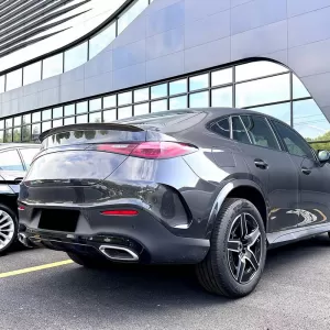 Trunk Spoiler suitable for Mercedes-Benz GLC C254 2023+ Coupe Piano Black From Abs Plastic-image-6351962