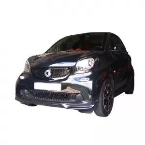 Front Spoiler Add On suitable for Smart Fortwo 453 14+ Brabus Look From Abs Plastic 1pc