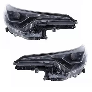 Headlights Set Suitable for Toyota C-HR 16+ DRL Full Led & Led Signal With Motor Carrier