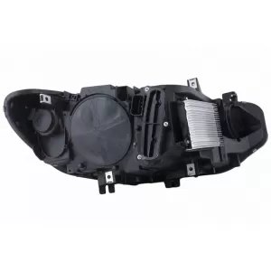 Headlights Set Suitable for BMW 4 F32 F33 F36 (2013-2019) Conversion from HID to LED Angel Eyes Black-image-6352028