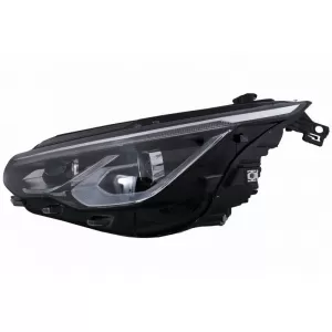 Headlights Set Suitable for VW Golf VIII (8) 19-24 R Look DRL & Dynamic Signal Black/Chrome With Motor Carrier-image-6352034