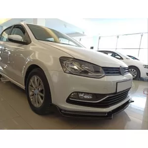 Front Spoiler suitable for VW Polo 6R 09-17 GTI & Normal Bumper 3 pc-image-6352061