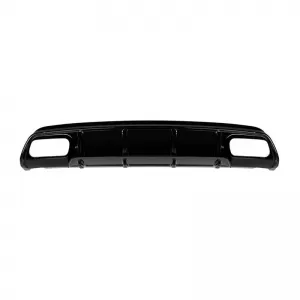 Rear Bumper Diffuser suitable for Mercedes-Benz A-Class W176 15-18 A45 A Design Look With Black Tips -00----00--image-6352090