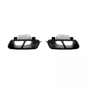 Rear Bumper Diffuser suitable for Mercedes-Benz A-Class W176 15-18 A45 A Design Look With Black Tips -00----00--image-6352092