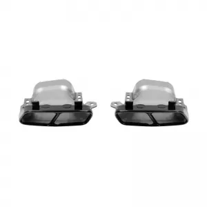 Rear Bumper Diffuser suitable for Mercedes-Benz A-Class W176 15-18 A45 A Design Look With Black Tips -00----00--image-6352093