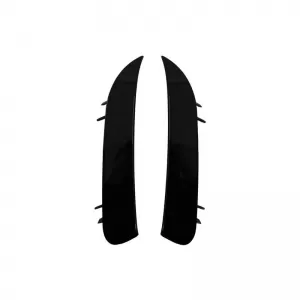 Rear Bumper Side Flaps suitable for Mercedes-Benz CLA W117 13-17 Coupe with A Design Bumper CLA45 Look Glossy Black 2 Pieces-image-6352116