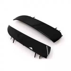 Rear Bumper Side Flaps suitable for Mercedes-Benz CLA W117 13-17 Coupe with A Design Bumper CLA45 Look Glossy Black 2 Pieces-image-6352118