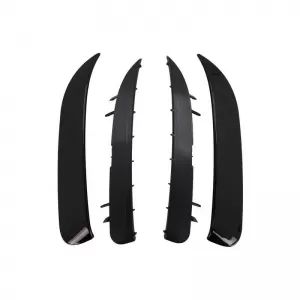 Rear Bumper Side Flaps suitable for Mercedes-Benz CLA W117 13-17 Coupe with A Design Bumper CLA45 Look Glossy Black 2 Pieces-image-6352119